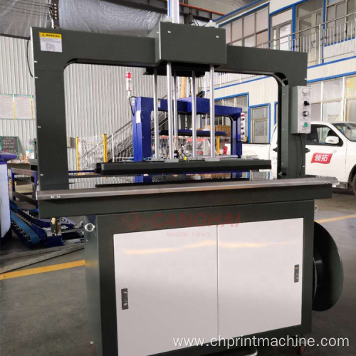 semi-automatic PP strapping machine for carton boxes